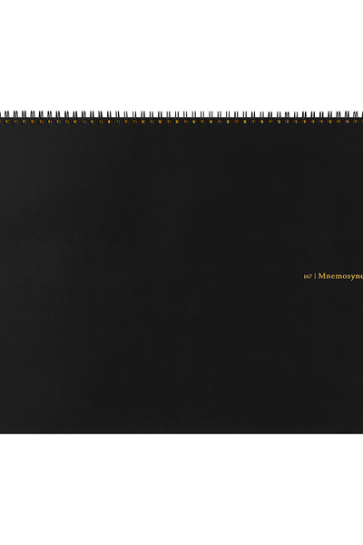 Mnemosyne Twin Ring Notepad - Grid Ruled, 70 Sheets