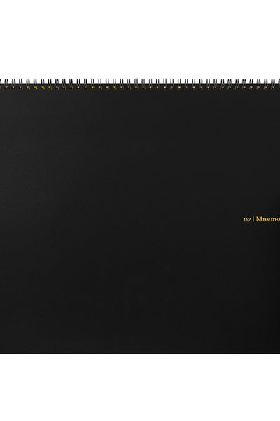 Mnemosyne Twin Ring Notepad - Grid Ruled, 70 Sheets