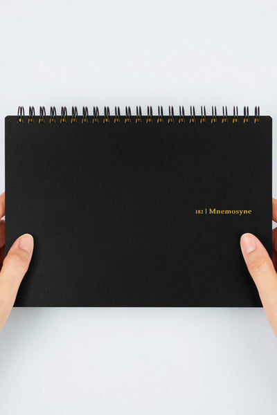 Mnemosyne Special Notebook - Horizontal, Special Plain, 70 Blank Sheets