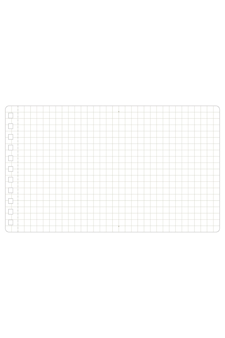 Mnemosyne Notebook 5mm Graph, 70 Sh Landscape - Graph