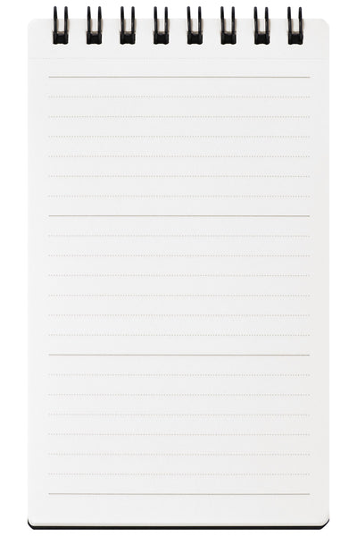 Mnemosyne Twin Ring Memo Pad - Modified, 5 mm Lined, 70 GSM, 50 Sheets