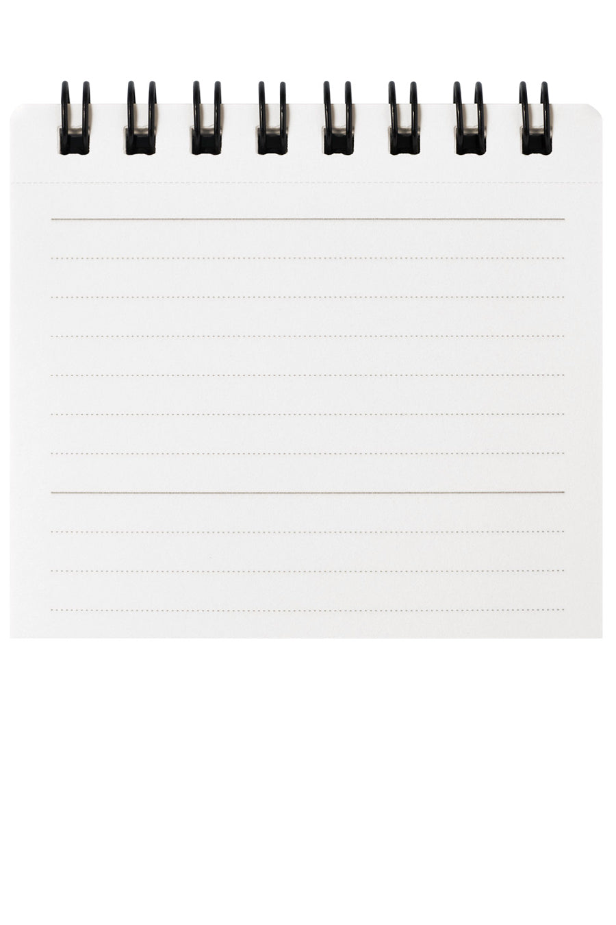 Mnemosyne Twin Ring Memo Pad - Modified, 5 mm Lined, 70 GSM, 50 Sheets