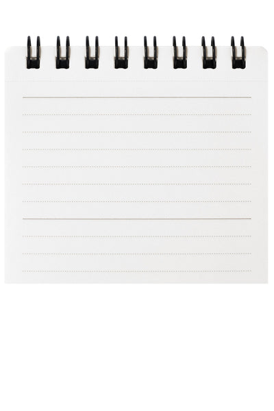 Mnemosyne Twin Ring Memo Pad - Modified, 5 mm Lined, 70 GSM, 50 Sheets