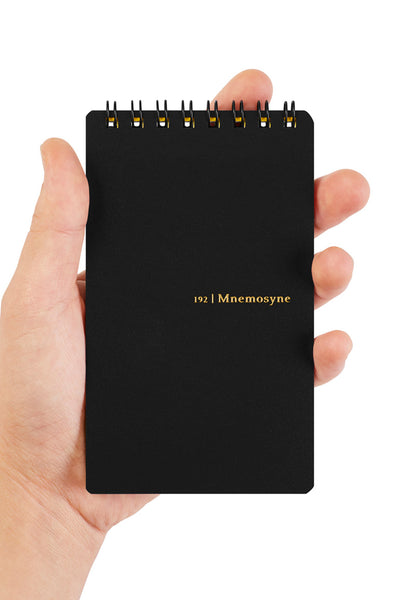 Mnemosyne Twin Ring Memo Pad - Modified, 5 mm Lined, 70 GSM, 50 Sheets