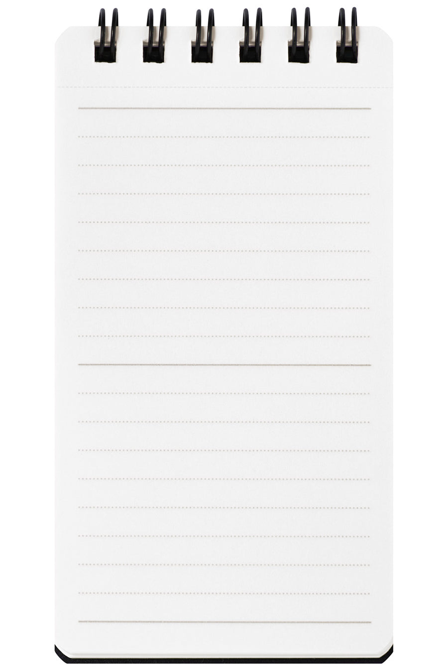 Mnemosyne Twin Ring Memo Pad - Modified, 5 mm Lined, 70 GSM, 50 Sheets