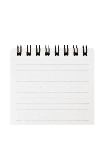 Mnemosyne Twin Ring Memo Pad - Modified, 5 mm Lined, 70 GSM, 50 Sheets
