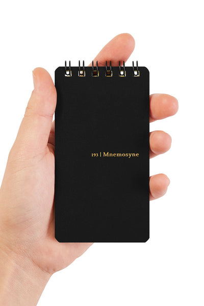 Mnemosyne Twin Ring Memo Pad - Modified, 5 mm Lined, 70 GSM, 50 Sheets