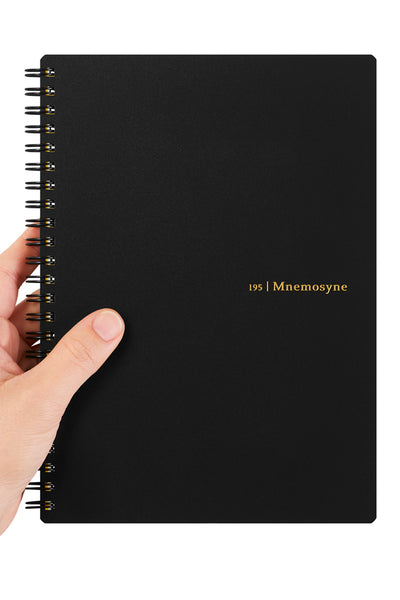 Mnemosyne Special Memory Notebook - 7mm ruled, 80 Sheets, Twin Wire Binding