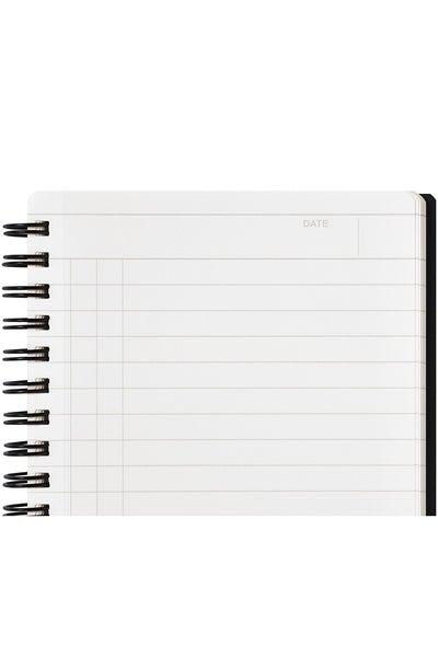 Mnemosyne Action Schedule N197A - A6, Twin Wire Binding, 80 Sheets