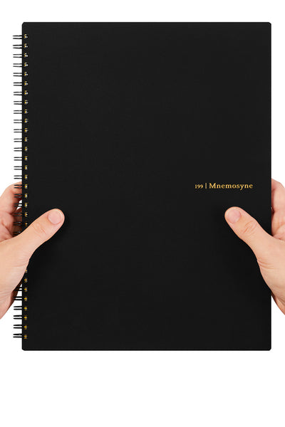 Mnemosyne Special Memory Notebook - 7mm ruled, 80 Sheets, Twin Wire Binding