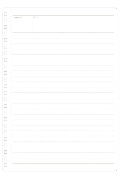 Mnemosyne Soft Notebook N295 - 7mm, Ruled Line, 80 Sheets