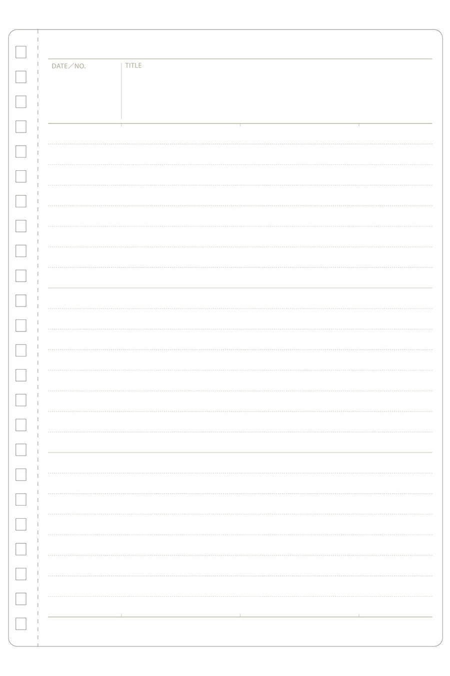 Mnemosyne Soft Notebook N295 - 7mm, Ruled Line, 80 Sheets