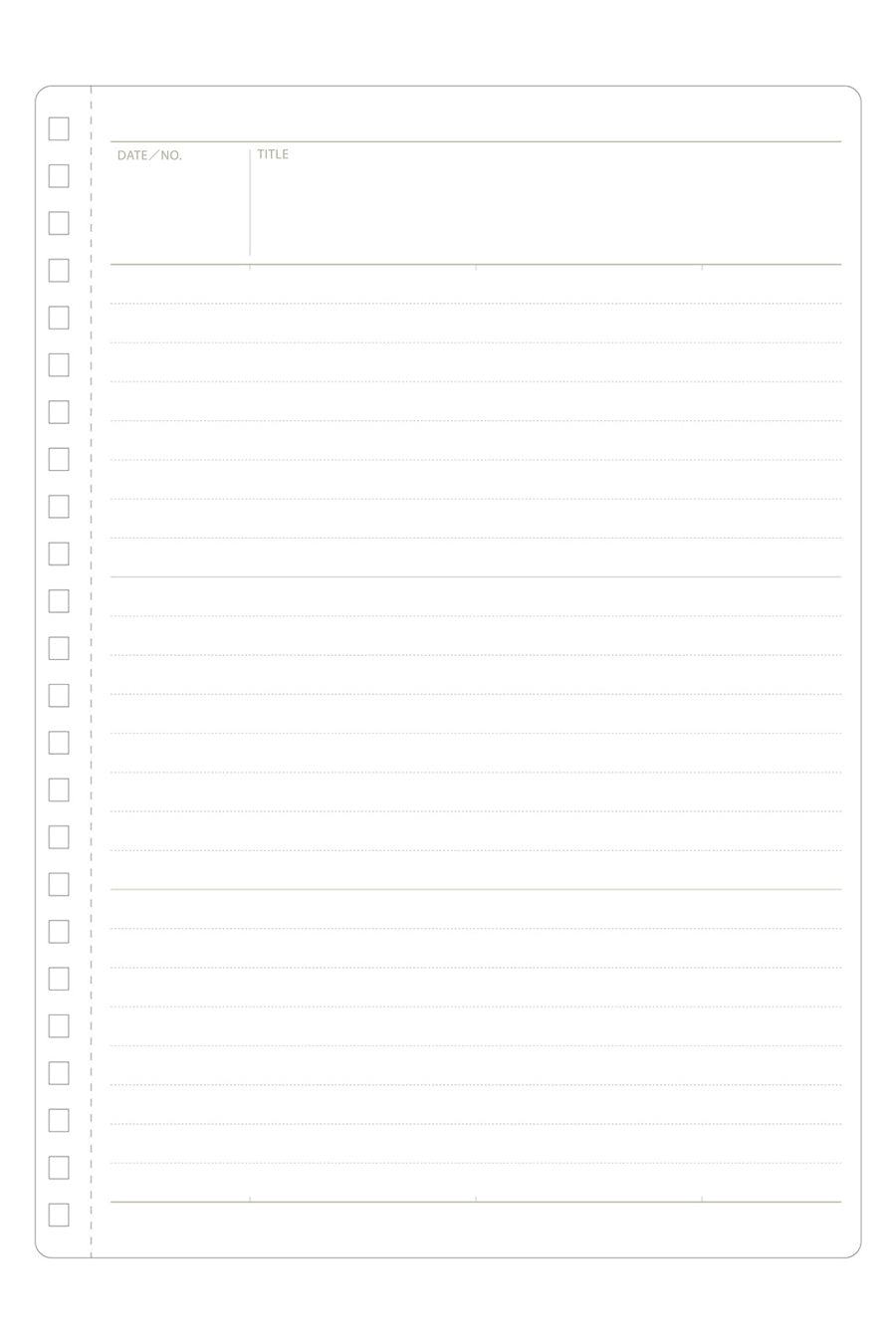 Mnemosyne Soft Notebook N295 - 7mm, Ruled Line, 80 Sheets
