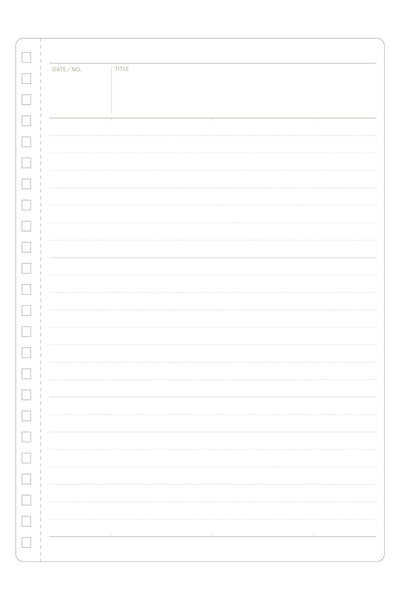 Mnemosyne Soft Notebook N295 - 7mm, Ruled Line, 80 Sheets