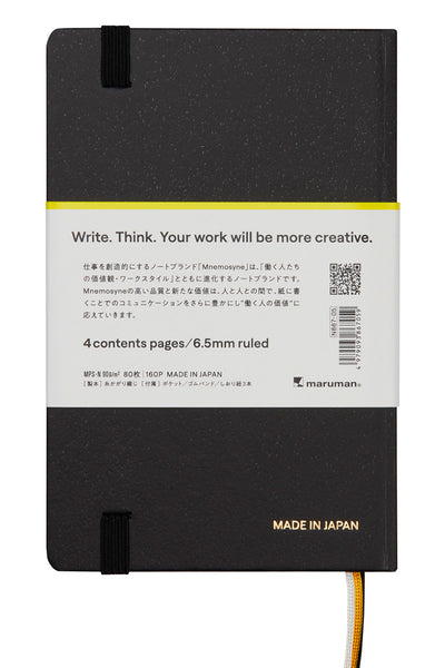 Mnemosyne A6 Journal Notebook with 6.5mm Lined Paper