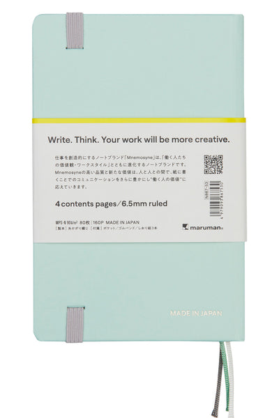 Mnemosyne A6 Journal Notebook with 6.5mm Lined Paper