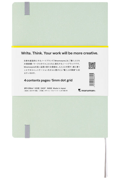 Mnemosyne Dot Grid Journal N888 - A5, 90 GSM, 120 Sheets