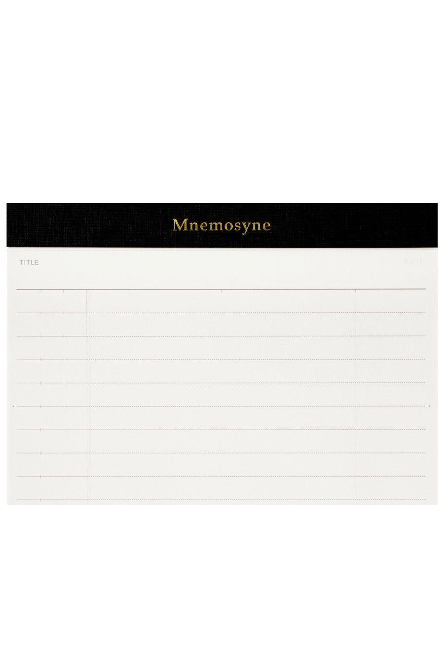 Mnemosyne Notepad P169X3 - 8mm, Horizontal Ruled, A5, 3 book pack