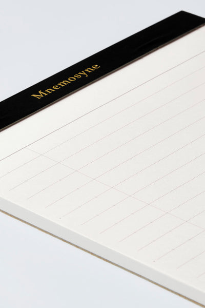 Mnemosyne Notepad P169X3 - 8mm, Horizontal Ruled, A5, 3 book pack
