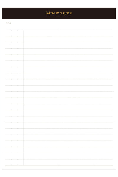 Mnemosyne Notepad P169X3 - 8mm, Horizontal Ruled, A5, 3 book pack