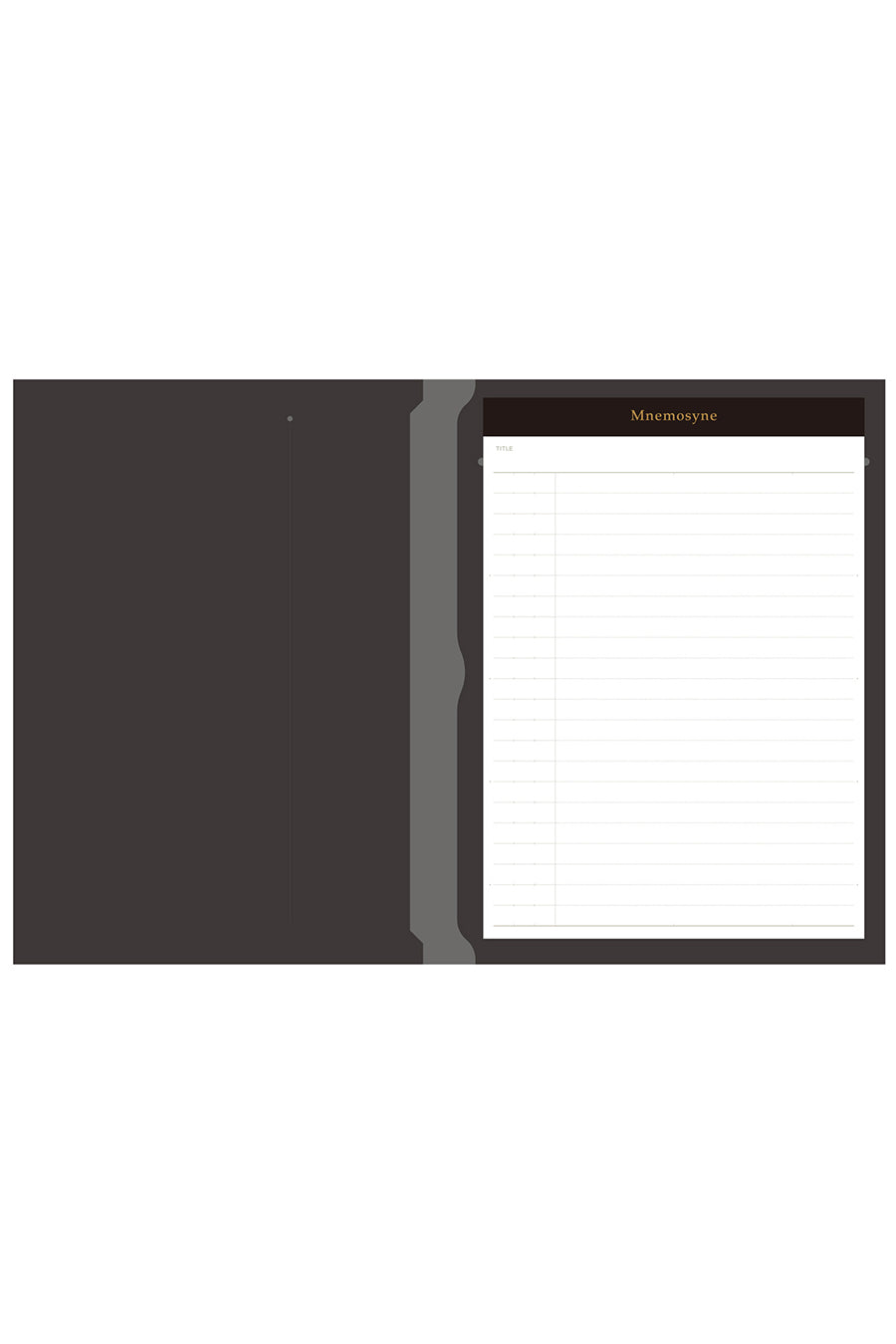 Mnemosyne Notepad & Cover PH169 - A5, 50 Sheets