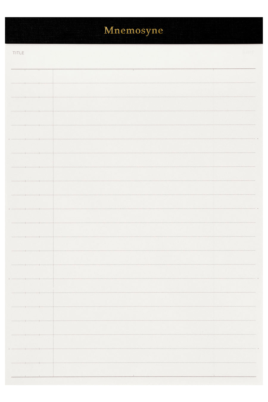 Mnemosyne Notepad & Cover PH169 - A5, 50 Sheets