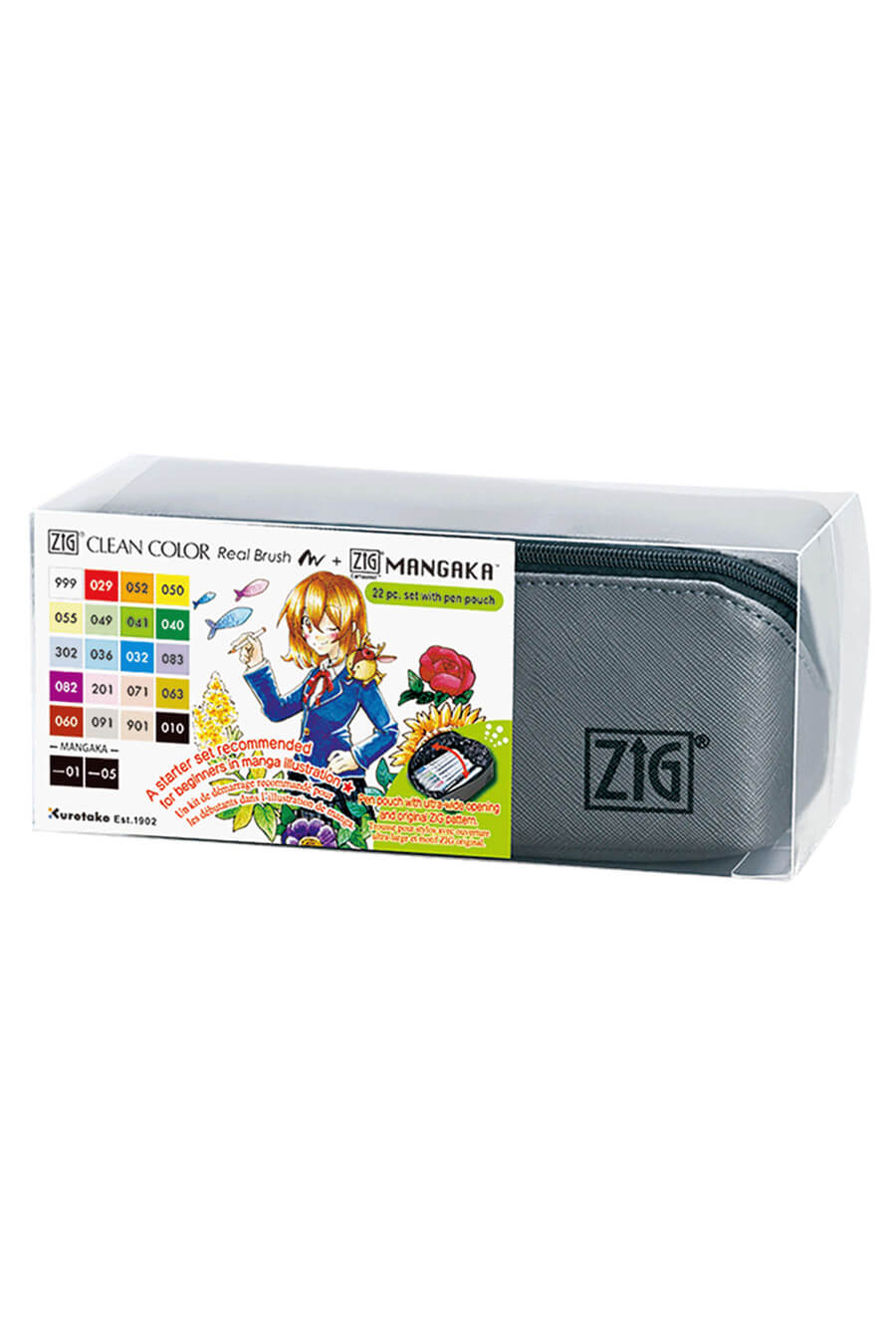Zig® Comic Set, Markers and Fineliners, 22pc