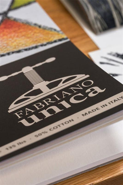Fabriano Unica Paper Pad, 250 gsm, 20 Sheets, 8.25 in x 11.75 in