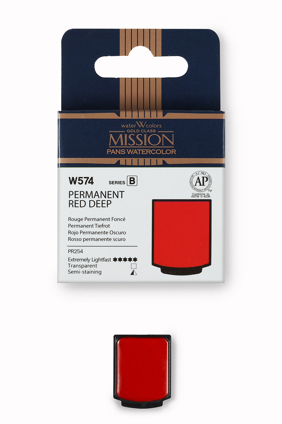Mijello® Mission #Gold Class #Permanent Red Deep