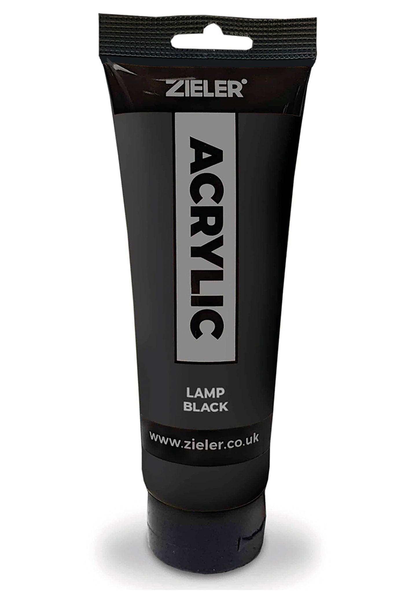 250ml Black Acrylic Paint - by Zieler | 09290059