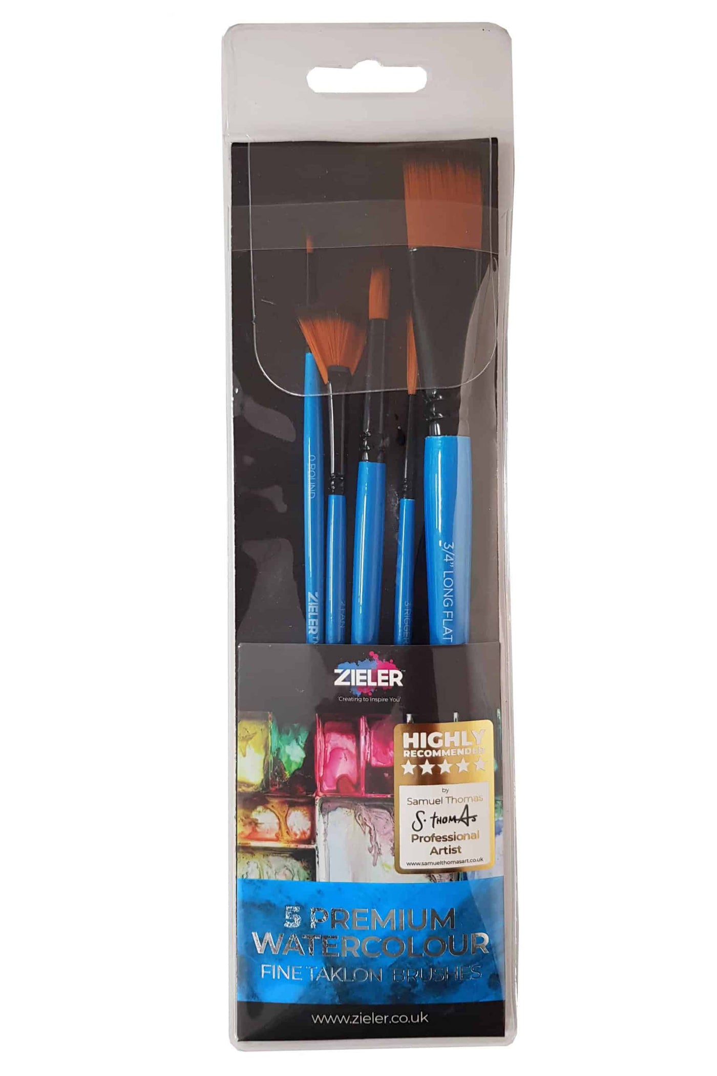 Premium Water color Brushes Wallet (Set of 5) - by Zieler | 09299267