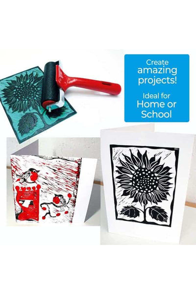 Complete Lino Cutting & Printing Kit (30 pcs set) | Ideal for Beginners | by Zieler® | 09299292