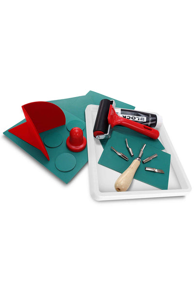 Complete Lino Cutting & Printing Kit (30 pcs set) | Ideal for Beginners | by Zieler® | 09299292