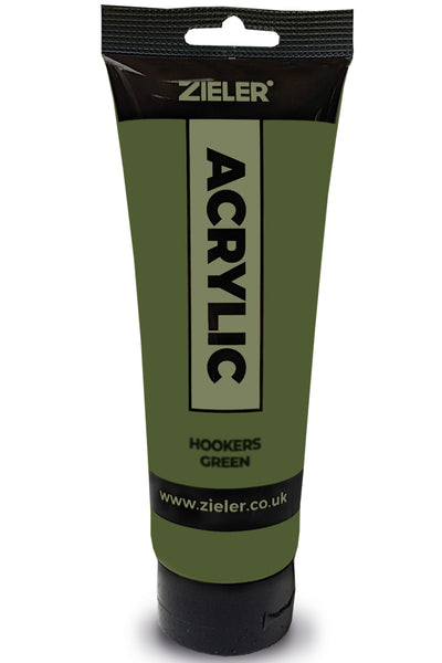 Premium Acrylic Paint | High Pigment (120ml Tube) by Zieler - Hookers Green