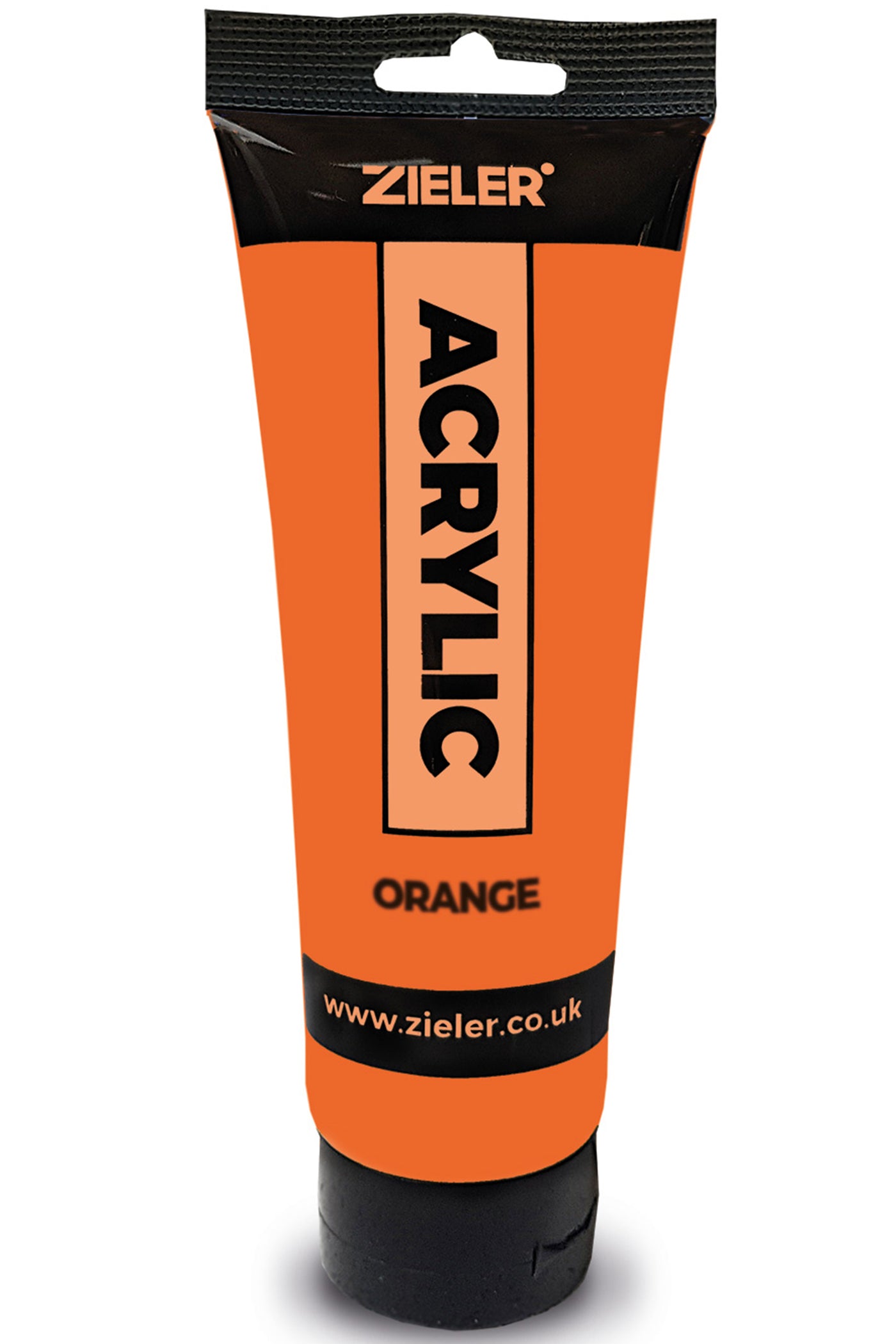 Premium Acrylic Paint | High Pigment (120ml Tube) by Zieler - Orange