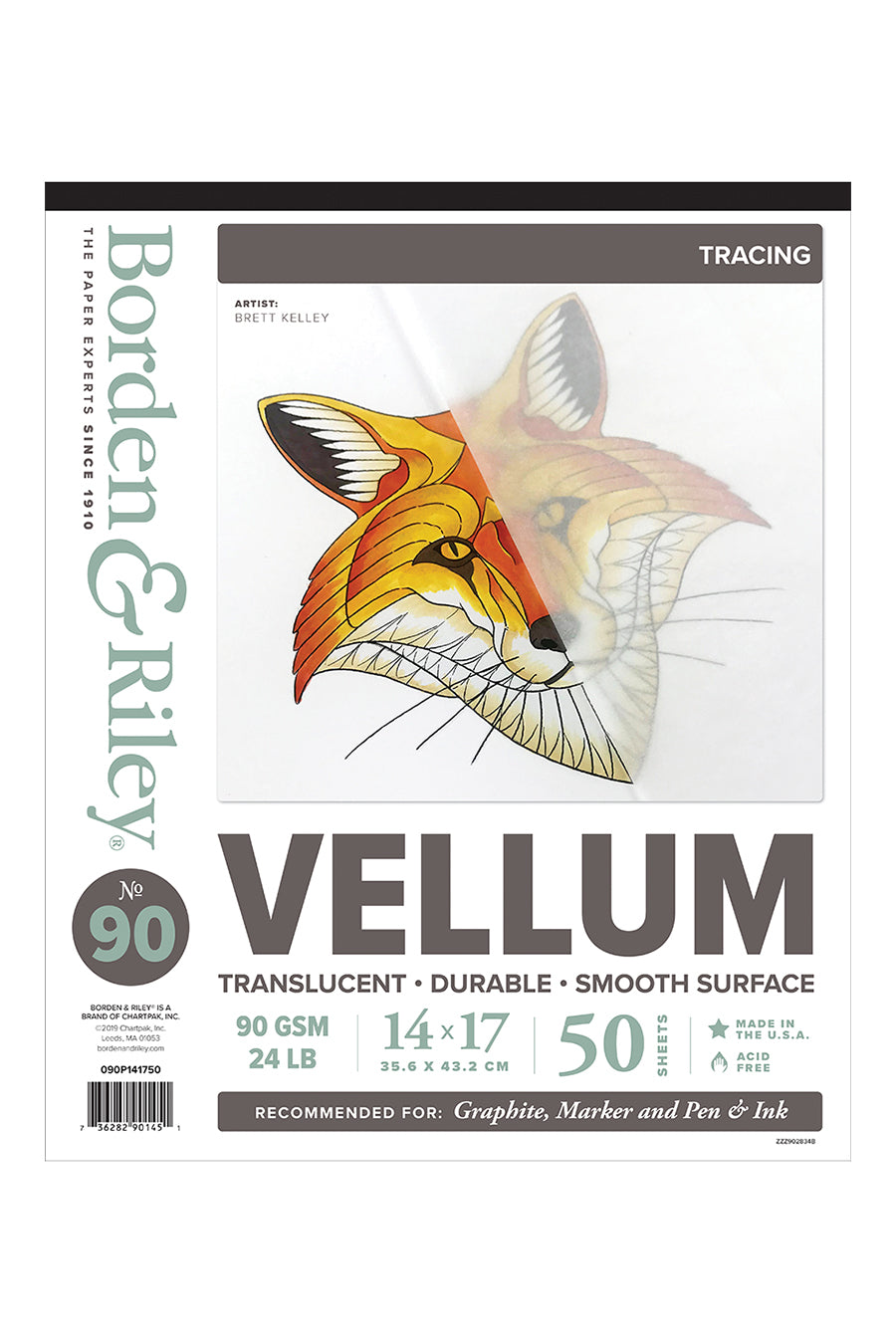 90 Vellum 14x17 Tracing Pad