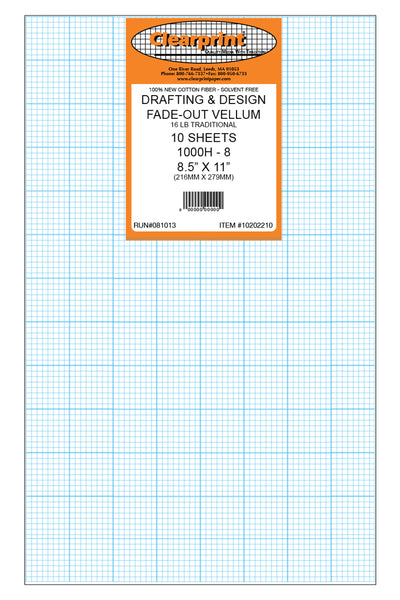 1000H-8  8-1/2x11 10 Sheet Pack