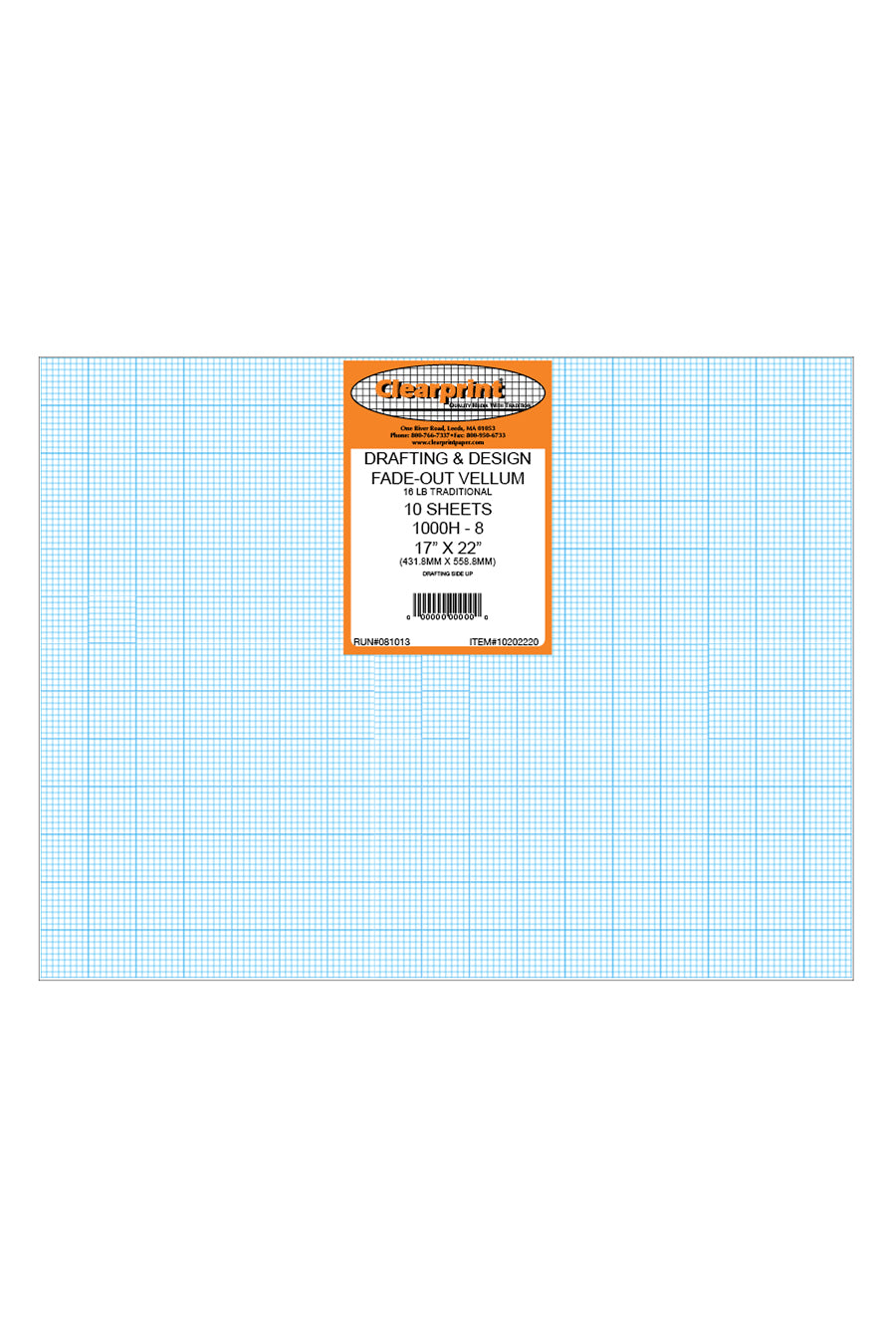 1000H-8  17x22 10 Sheet Pack