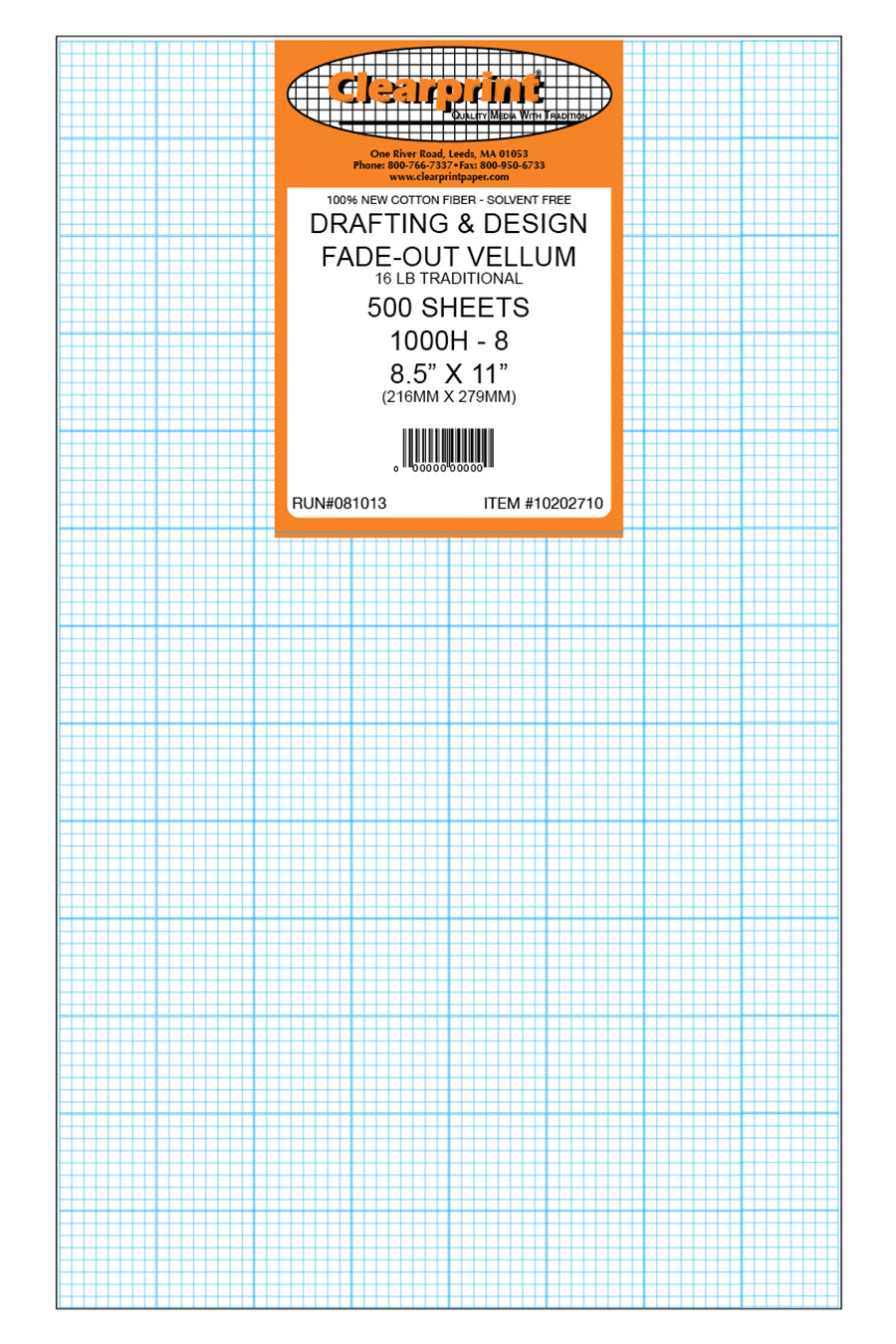 1000H-8 8-1/2 500 Sheet Pack – Chartpak Factory Store