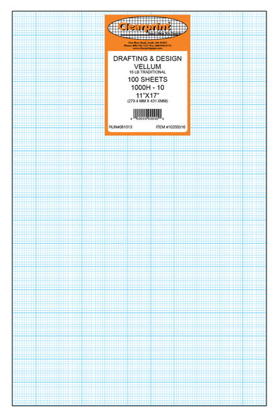 1000H-10  11x17 100 Sheet Pack