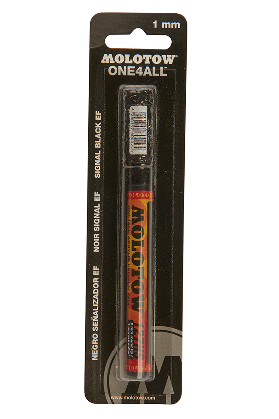 1mm Signal Black Marker, Carded