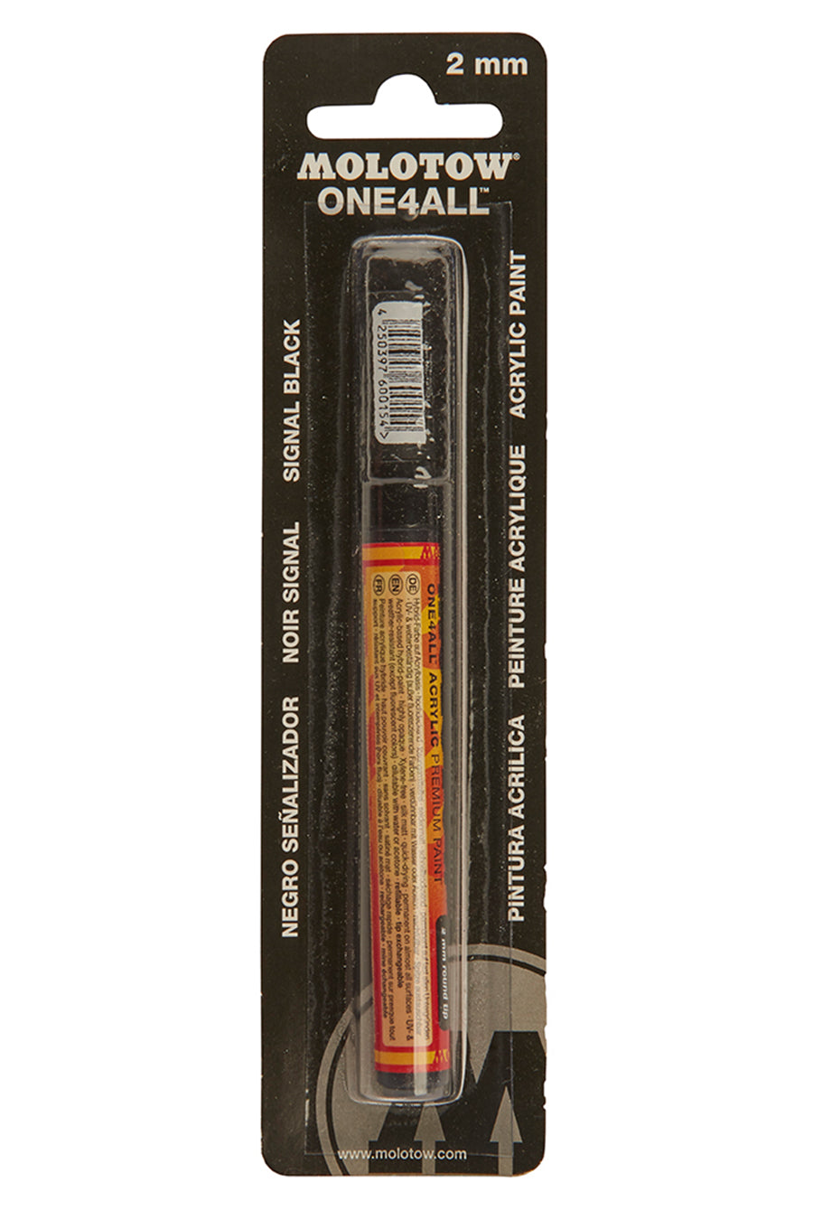 2mm Signal Black Marker, Carded
