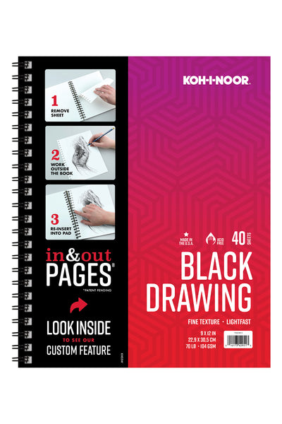 Koh-I-Noor® Black Drawing Paper