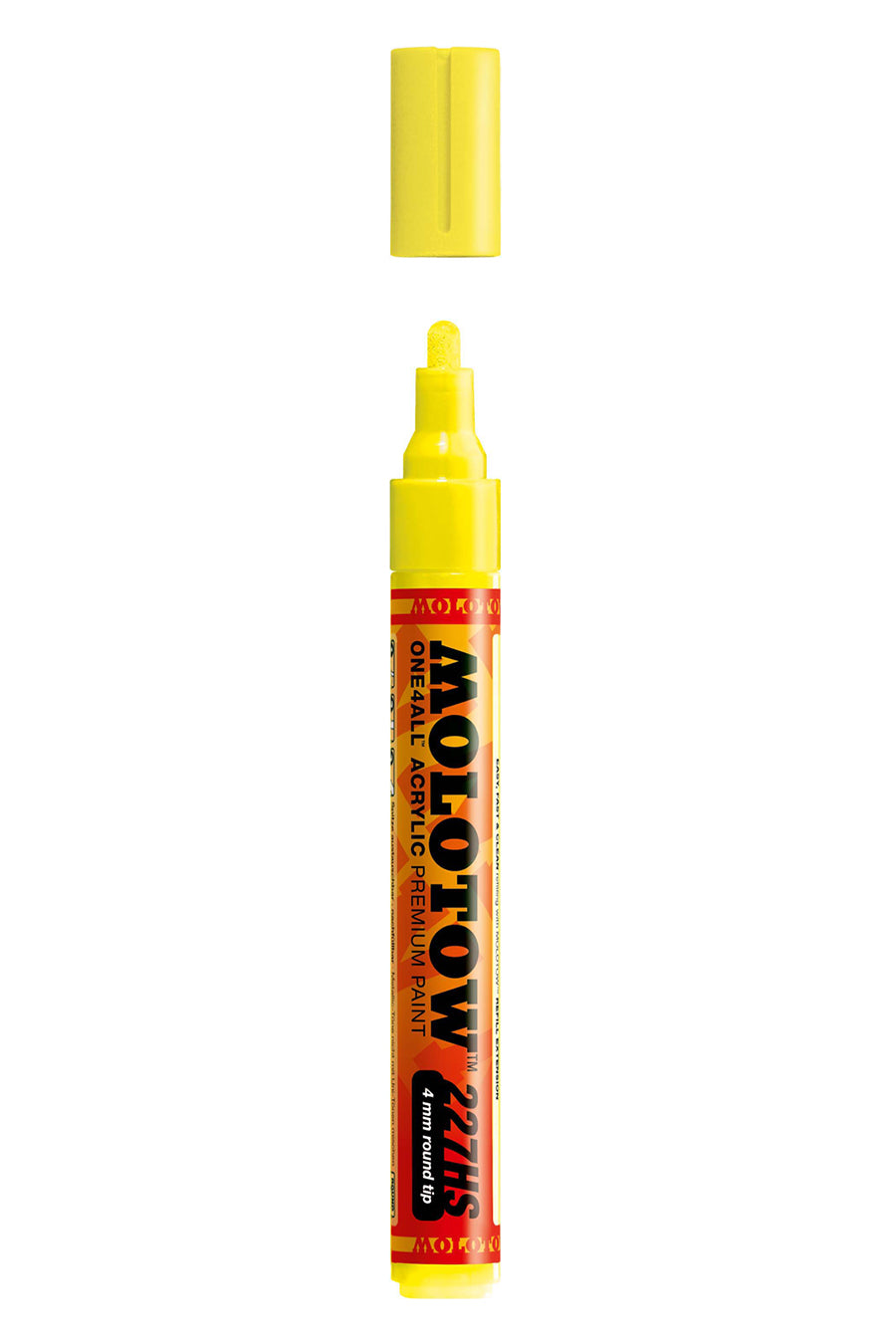4mm Neon Yellow Fluorescent Marker