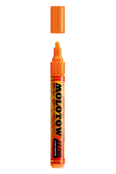 4mm Neon Orange Fluorescent Marker
