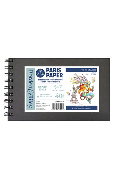 234 Paris Paper, 5x7 Hardcover Book