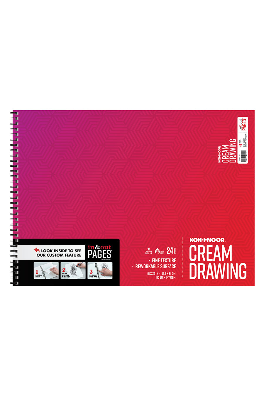 Koh-I-Noor® Cream Drawing Paper Pads