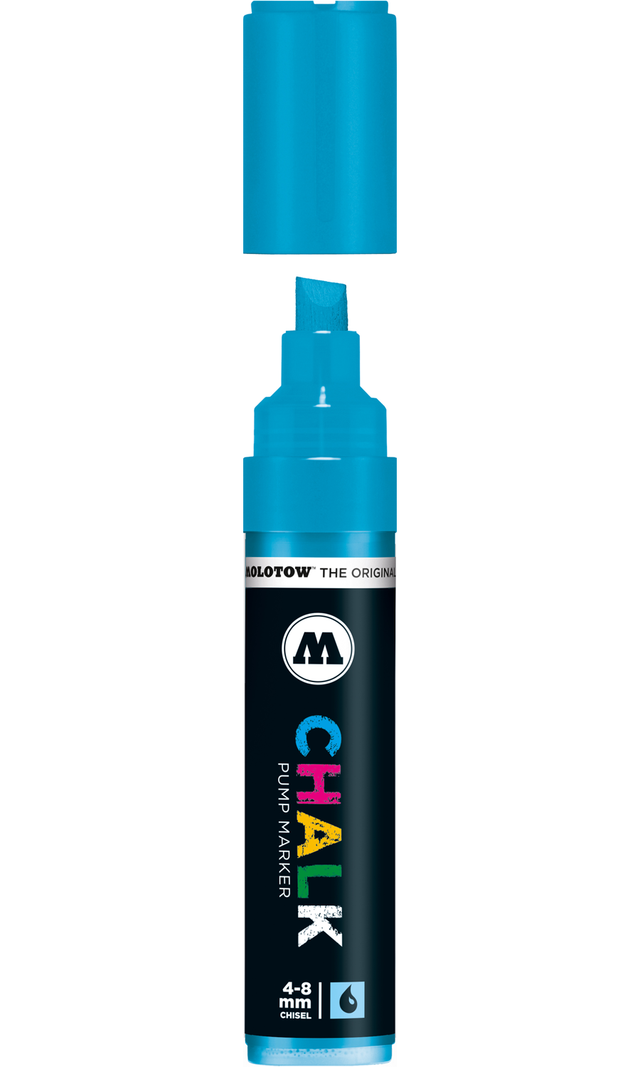 4-8mm Neon Blue Chalk Marker