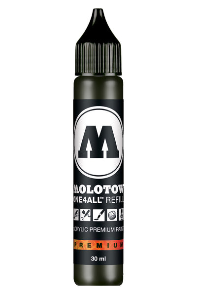 Molotow® ONE4ALL™ Refills Black Color Family