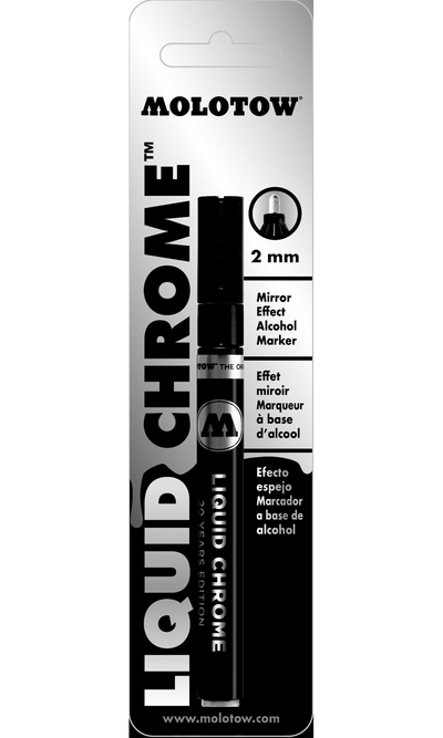 2mm Liquid Chrome Marker, Carded